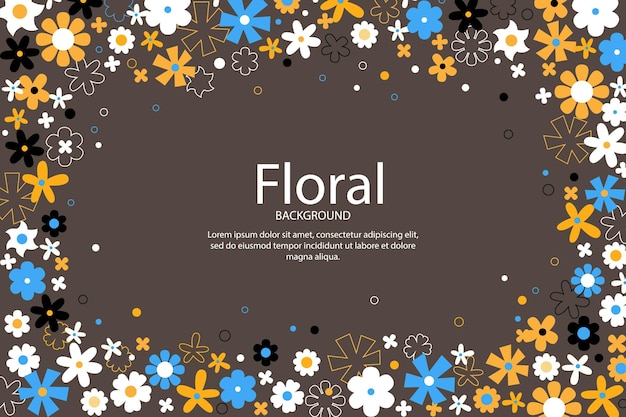 vectores de diseño floral