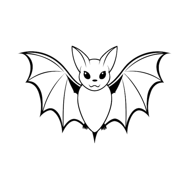 Vectores de esquema de murciélago para sus proyectos creativos