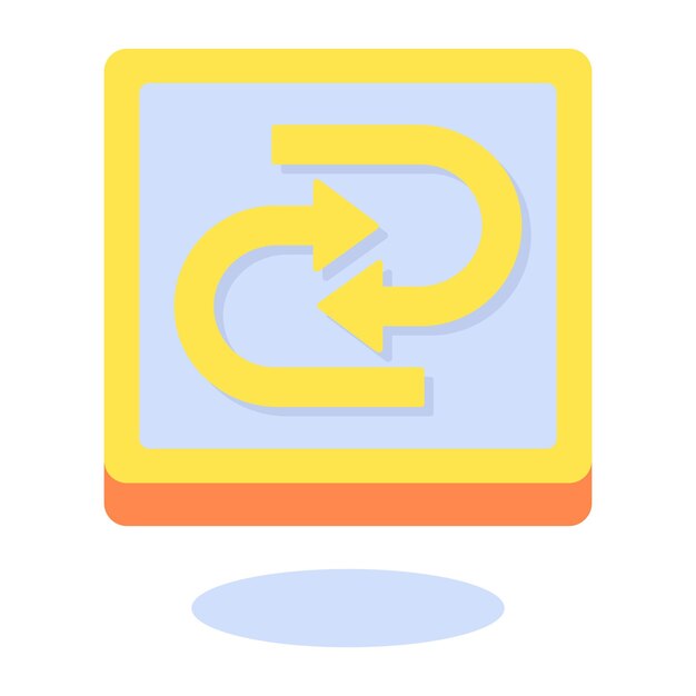 Vectores flechas planas Estilo de los iconos