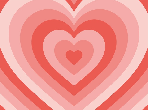 Vectores de fondo abstracto con corazones