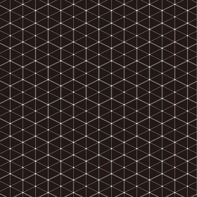 Vectores de fondo con patrón hexagonal sin costuras