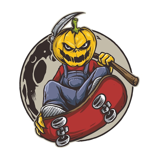 Vectores de Halloween ilustraciones emojis y patrones