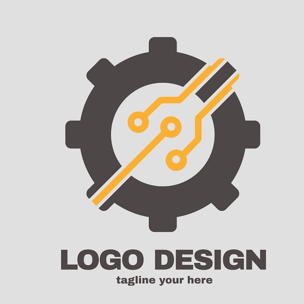 vectores de ideas de diseño de logotipo de la empresa
