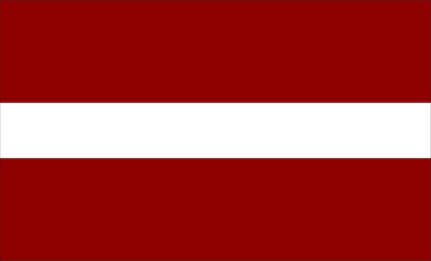 Vectores de ilustraciones de diseño de bandera de Letonia