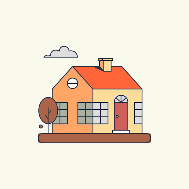 vectores de ilustraciones de propietarios de viviendas y bienes raíces para sus imágenes de marketing