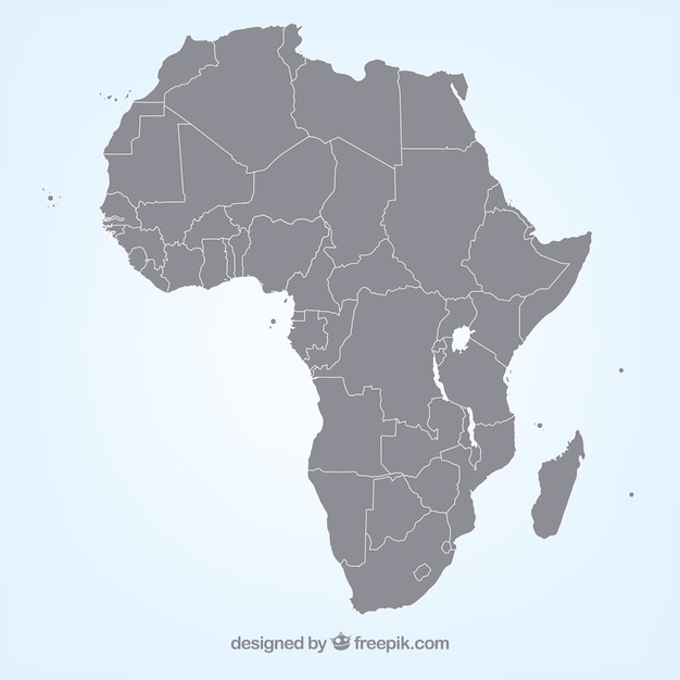 Vectores mapa de áfrica