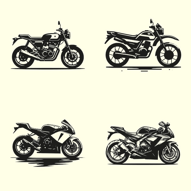Los vectores de motocicletas