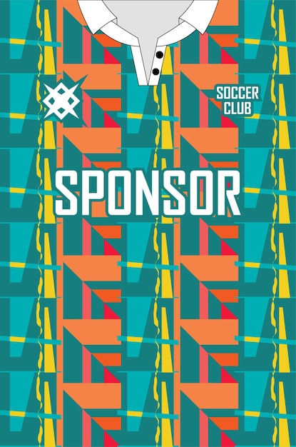 Vectores de ropa de ejercicio de sublimación diseños de camisetas de fútbol personalizables