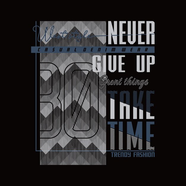 Vectores de typography tshirt graphic