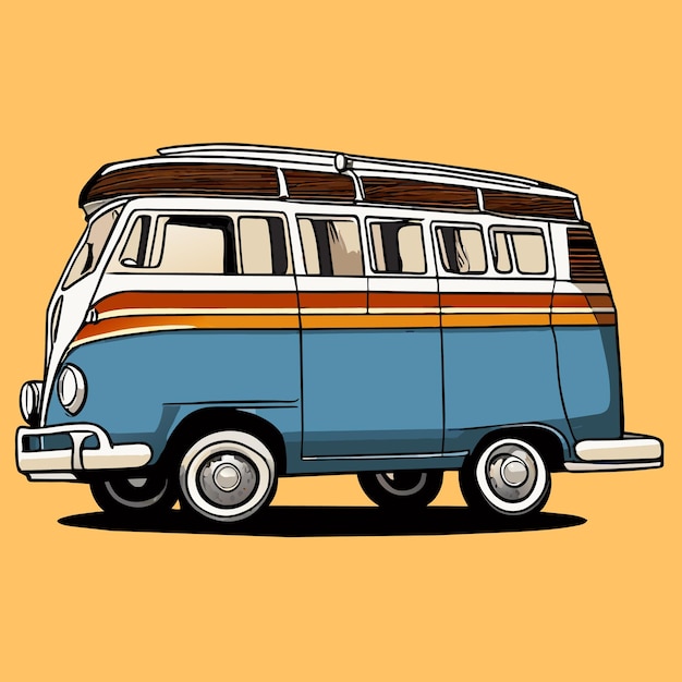 Vectorized Van Adventures OntheGo Diseño y diseño