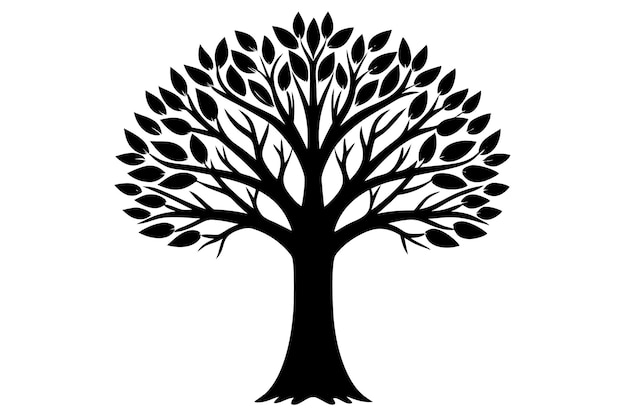 Vegetación Árbol Ilustración vectorial Naturaleza y vegetación Diseño gráfico