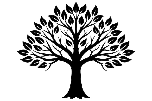 Vegetación Árbol Ilustración vectorial Naturaleza y vegetación Diseño gráfico