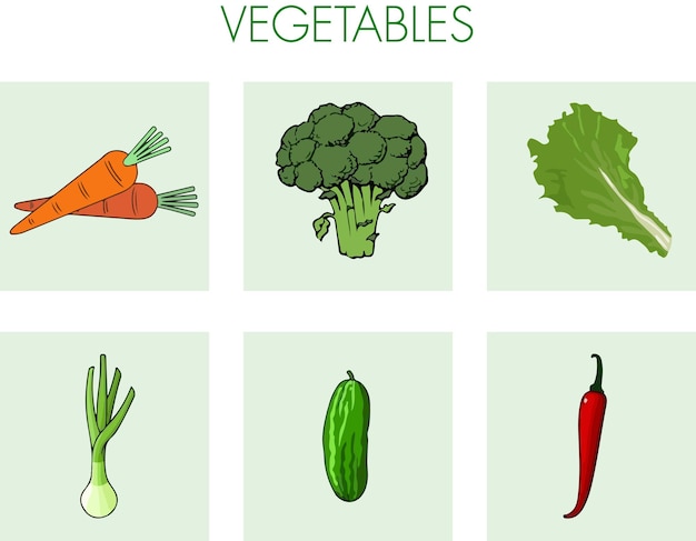 vegetales frescos