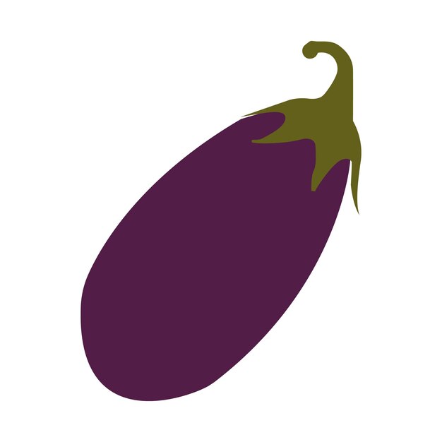 Vegetales púrpuras vectoriales frutas comestibles enteras