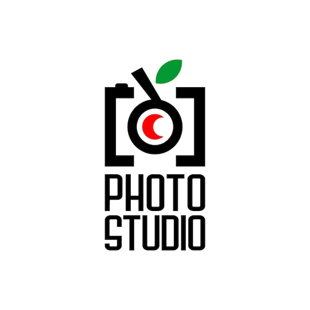 Vektor desain logo fotografi, vektor cámara