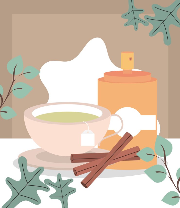 Vector vela de aromaterapia spa