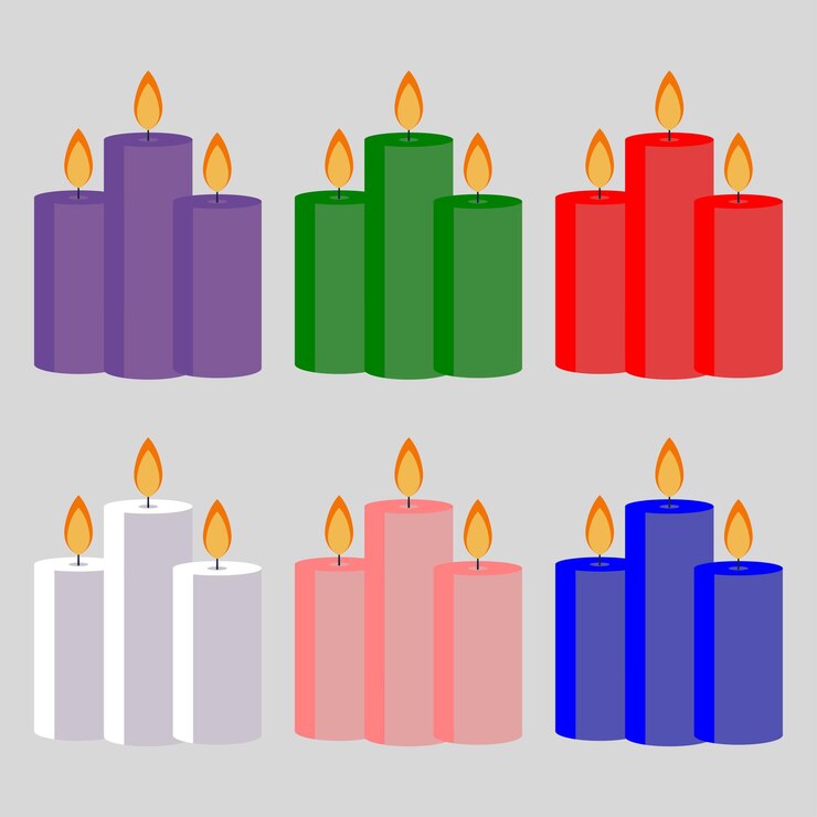 Vector velas eucarísticas