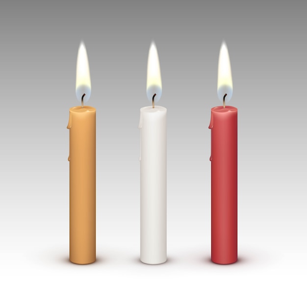 Velas Llama Fuego Luz Aislado