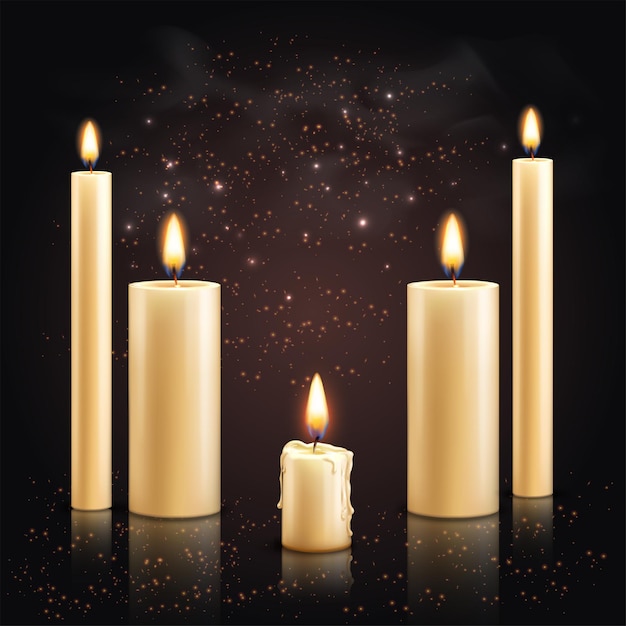 Fondo Grupo De Velas Negras Encendidas En Una Mesa Oscura Fondo, Vela  Fotos, Vela, Hermosas Fotos De Velas Imagen de Fondo Para Descarga Gratuita  - Pngtreee