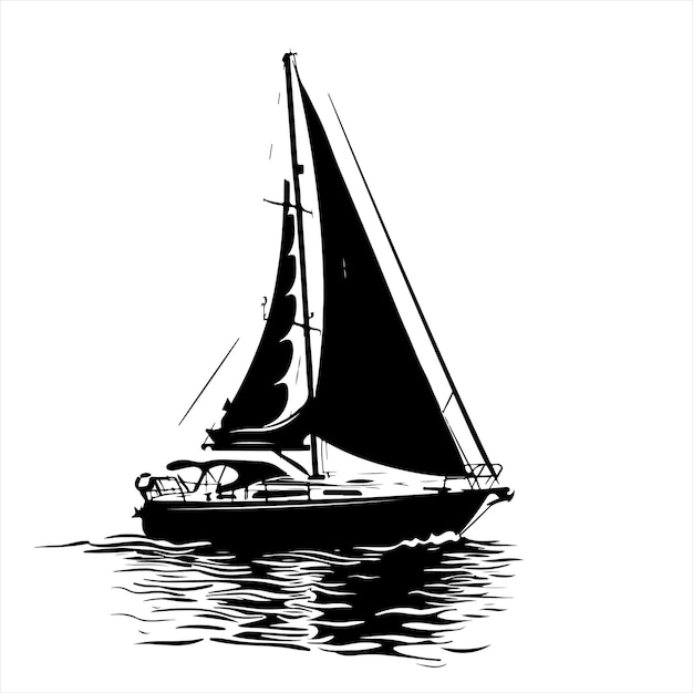 un velero negro con las palabras " la palabra " en él