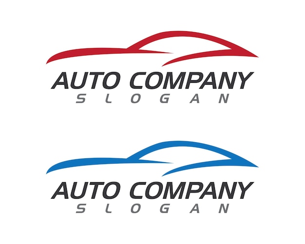 velocidad del automóvil Logotipo del icono vectorial de la plantilla