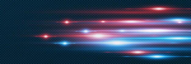 Velocidad dinámica y movimiento de las líneas de neón de la luz y los haces láser