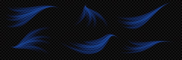 Velocidad de la línea con movimiento de luz y rastro