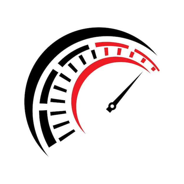 Velocidad logo diseño silueta velocímetro símbolo icono vectorspeed Auto coche Logo plantilla vector ilustración icono diseño