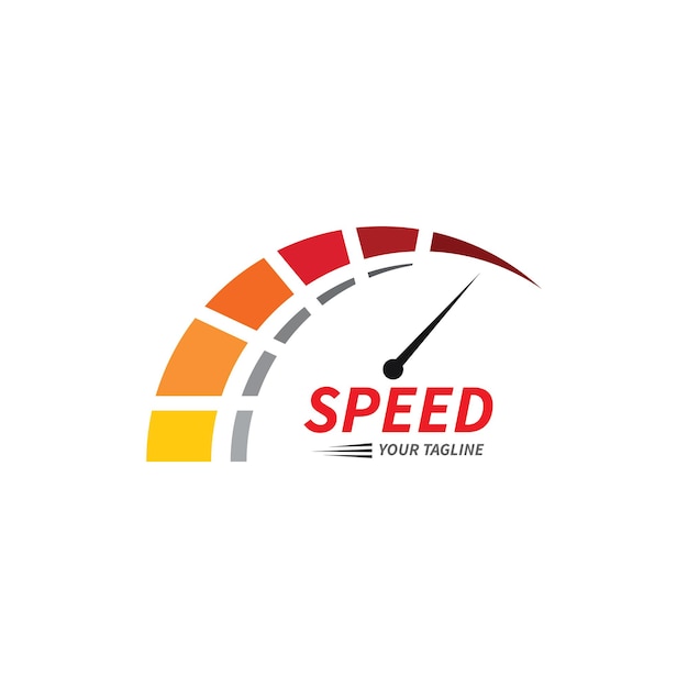 velocidad del logotipo más rápido plantilla de icono vectorial diseño de ilustración