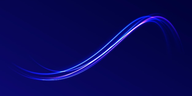 Velocidad de la luz concepto de fondo fondo abstracto líneas fronterizas de rotación de fondo png efecto onda