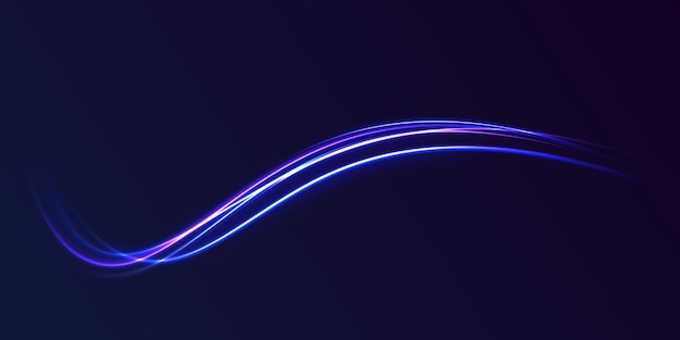 Velocidad de la luz concepto de fondo fondo abstracto líneas fronterizas de rotación de fondo png efecto onda