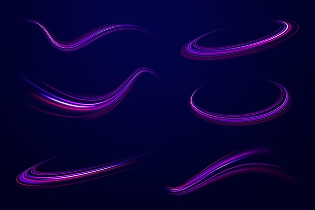 Velocidad de la luz concepto de fondo fondo abstracto líneas fronterizas de rotación de fondo png efecto onda