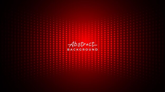 Velocidad de luz roja abstracta futurista sobre fondo oscuro con estilo de trama de semitonos