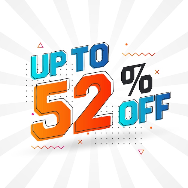 Venta de campaña publicitaria hasta un 52% de descuento en el diseño promocional