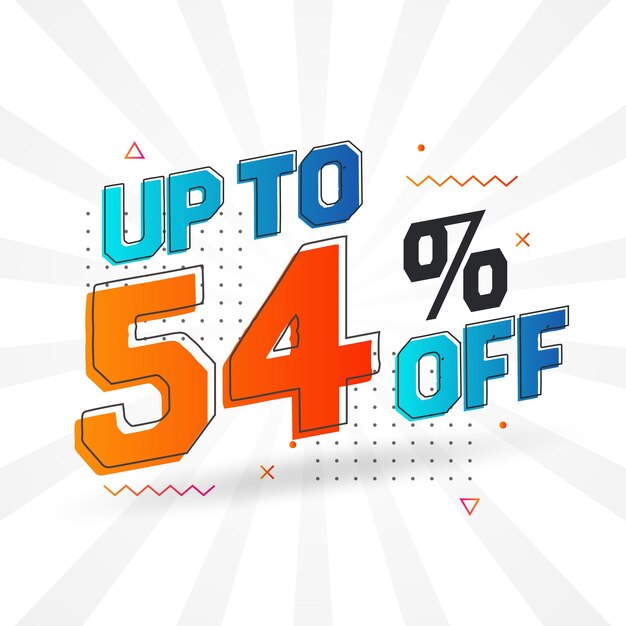 Venta de campaña publicitaria hasta un 54% de descuento en el diseño promocional