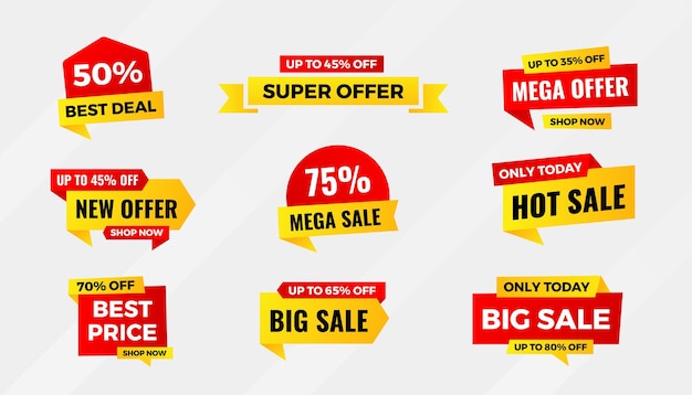 Venta de descuento plantilla vectorial de banner oferta especial venta grande venta final venta flash venta de fondo promoción de descuento diseño de cartel de marketing para web y social