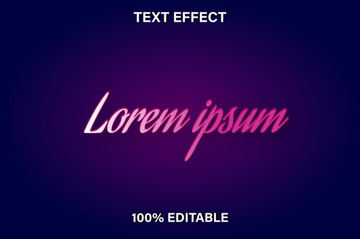 Vector venta de efectos de texto editables