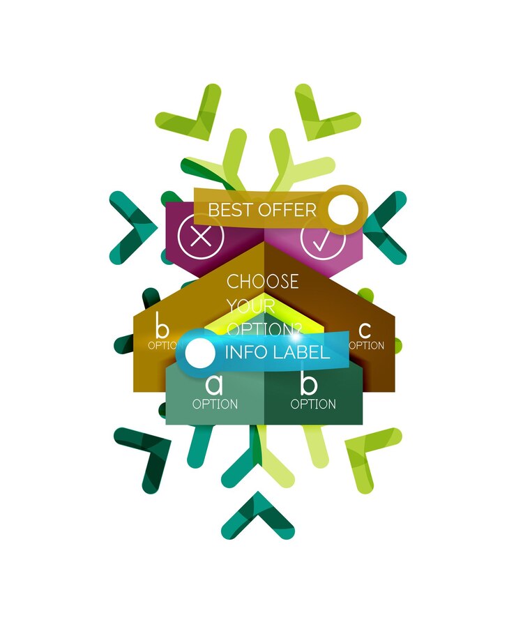 Vector venta de etiquetas y pegatinas navideñas