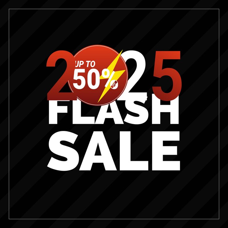 Venta flash de 2025 hasta un 50% de descuento