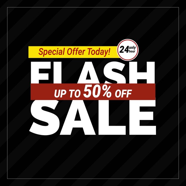 Venta flash hasta un 50% de descuento