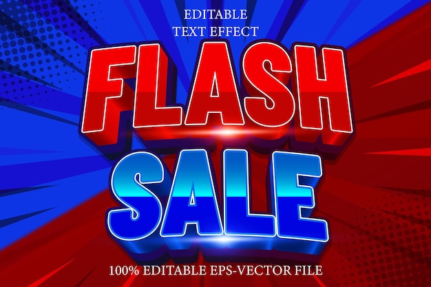 Venta Flash Editable Estilo Moderno 3D