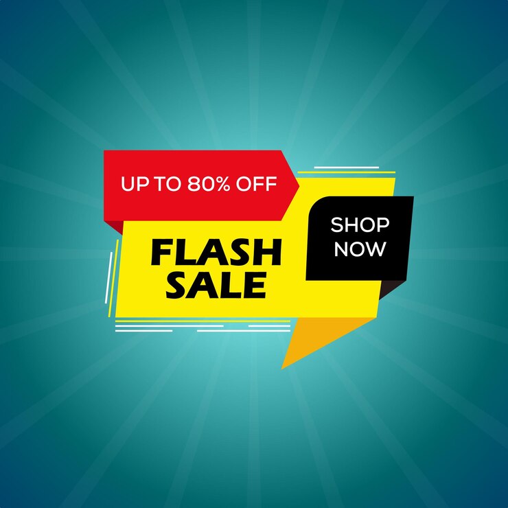 venta flash vectorial con tienda ahora Insignia moderna, etiqueta moderna de venta flash.