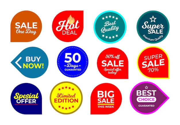 Venta de insignias de calidad Rondo cien por ciento asegurado insignia de etiqueta pegatina precio exclusivo premium