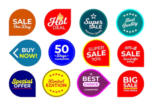 Venta de insignias de calidad Rondo cien por ciento asegurado insignia de etiqueta pegatina precio exclusivo premium