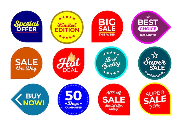 Venta de insignias de calidad Rondo cien por ciento asegurado insignia de etiqueta pegatina precio exclusivo premium