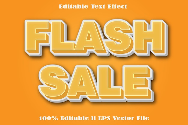 Venta instantánea Efecto de texto editable