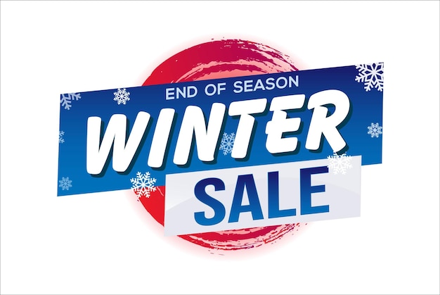 venta de invierno palabra texto concepto icono logotipo signo símbolo vector nota mega estilo de compras para el uso aterrizaje