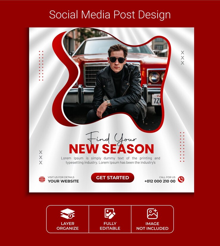 Venta de moda nueva colección y redes sociales o plantilla de publicación de Instagram