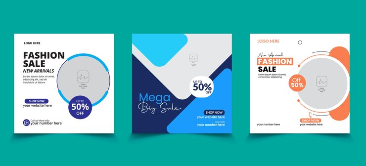 Venta de moda en las redes sociales plantilla de diseño de publicaciones de moda gratuita