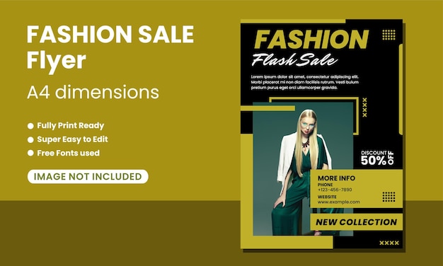 venta de moda web banner promoción de las redes sociales plantilla de diseño de Instagram